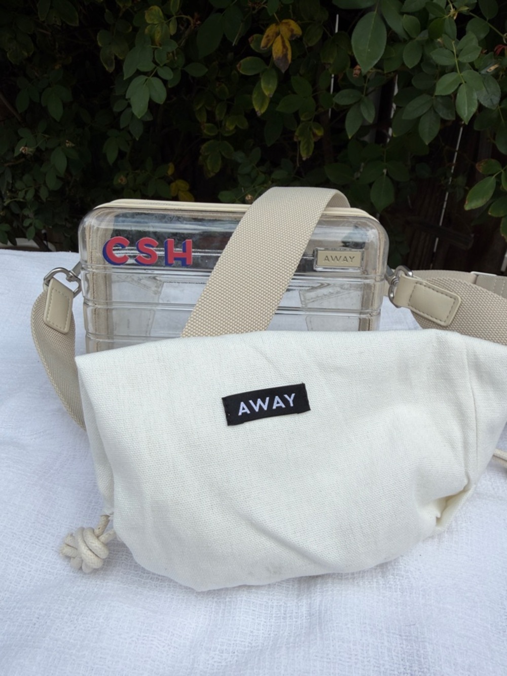 Away Clear Stadium Bag with Dust bag.❤️